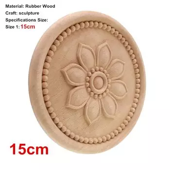 RUNBAZEF деревянная резная угловая накладка для мебели