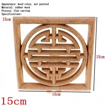 RUNBAZEF деревянная угловая наклейка