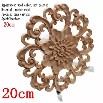 RUNBAZEF Резные деревянные аппликации для мебели
