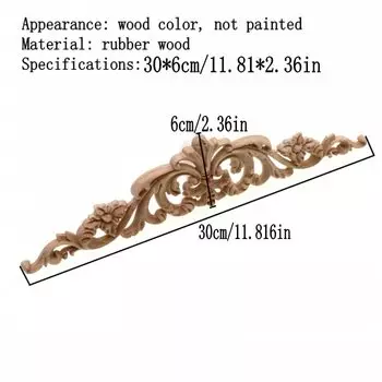 RUNBAZEF винтажные деревянные наклейки