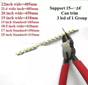 RUNHENGXIN 24-дюймовый комплект светодиодной подсветки