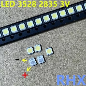 RUNHENGXIN SMD LED 3528 2835 3В 100лм 1Вт холодный белый для подсветки ЖК-телевизоров 500 шт