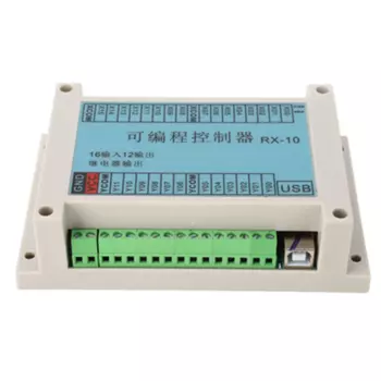 RX-10 простой программируемый PLC контроллер мобильный телефон планшет с последовательным управлением, электромагнитный клапан 12-24 В