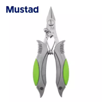 Рыбалка Mustad, плоскогубцы из нержавеющей стали, рыболовные зажимы, многофункциональные плоскогубцы, рыболовные снасти, рыболовные аксессуары, устройство для удаления крючков