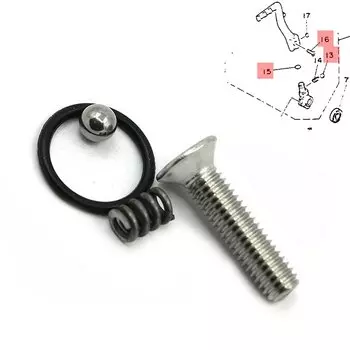 Рычаг кикстартера, ремонт киккера, комплект уплотнительных колец с пружинным шариком для Yamaha Banshee ATV Quad YFZ350 YFZ 350 1987-2006 гг.