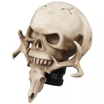 Рычаг переключения передач с демоном, черепом, дьяволом, ручка переключения передач, универсальная ручная передача, череп, аксессуары для украшения интерьера автомобиля