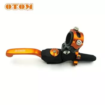 Рычаг сцепления OTOM для мотокросса, мотоцикла, предотвращения падения, складная 7-ступенчатая регулируемая ручка для HONDA YAMAHA KAWASAKI RMZ KTM