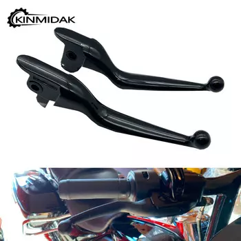 Рычаг тормозной муфты для мотоцикла, черный для Harley Touring Street скользящий Electra Glide 2014-2016 Road Glide FLHRSE Road King