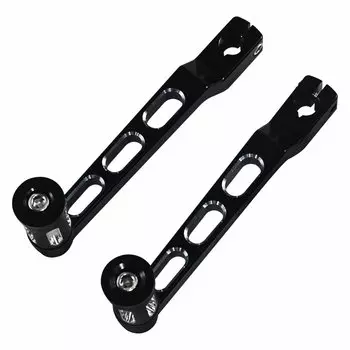 Рычаги переключения передач на каблуке мотоцикла для Harley 1986-2017 FL Softail 1988-2025 Road Glide Street Glide Electra Glide Road King 2 шт.