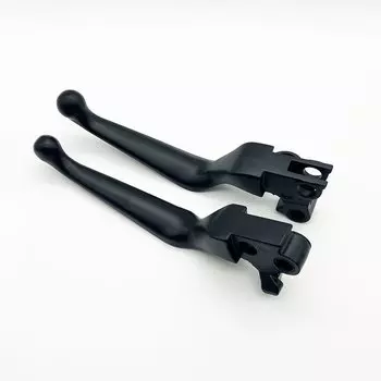 Рычаги сцепления для мотоцикла, черный хром, подходят для Harley Touring Road King 1996-2007 Sportster 1996-2003 Softail FatBoy