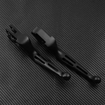 Рычаги тормозной муфты мотоцикла, черный/хромированный для Harley Dyna Super Glide Softail FXSB Sportster XL1200 883, Touring Street Glide