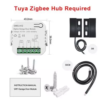 RYRA Умный контроллер для гаражных дверей Tuya ZigBee