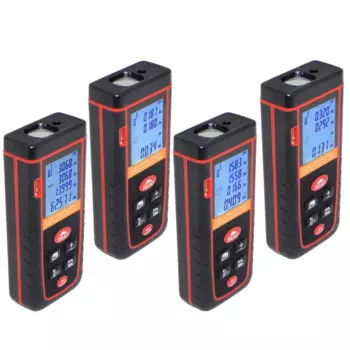 RZS80 Ручной прецизионный безопасный прочный лазерный дальномер Диапазон измерения 80 м/262 футов