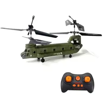 S026h Syma 2,4 ГГц вертолет с дистанционным управлением военный транспорт Радиоуправляемый Военный Самолет Модель Чинук детские игрушки подарок на день рождения
