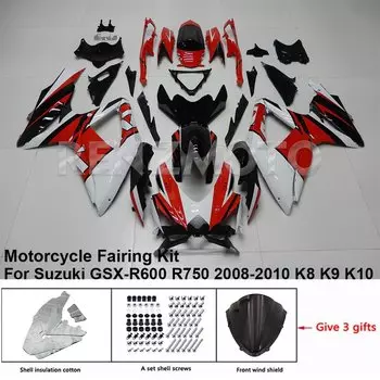 S0608-116a комплект обтекателей для мотоцикла, пластиковый комплект для Suzuki GSX 600 750 08-10 K8 K9, аксессуары, кузов из АБС-пластика
