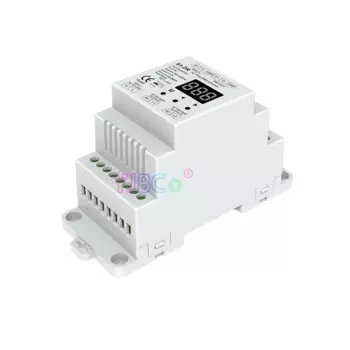 S1-DR DIN Rail 2-канальный AC Triac DMX диммер двухканальный выход Silicon 2CH DMX 512 контроллер 110V 220V AC цифровой дисплей