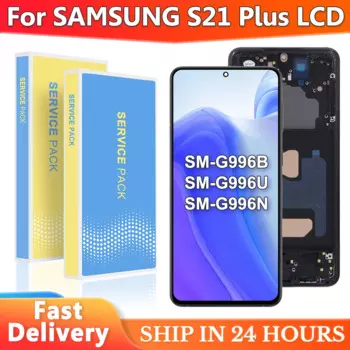 S21 + дисплей для Samsung S21 Plus, ЖК-дисплей G996B SM-G996B/DS, дигитайзер сенсорного экрана в сборе, S21 plus, замена экрана