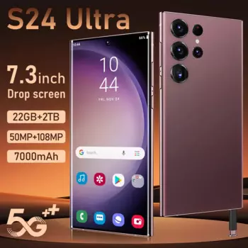 S24 ультра мобильные телефоны 7,3 HD экран смартфон оригинал 22 ГБ + 2 ТБ 4G телефон с двумя Sim-картами Android разблокированный 7000 мАч сотовый телефон