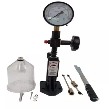 S60H S80H Тестер форсунок дизельного топлива Тестер форсунок дизельного топлива с двойным манометром для регулировки давления форсунки форсунки