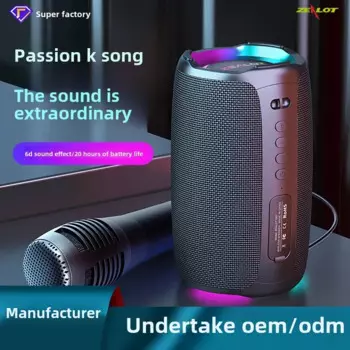 S61 новый беспроводной Bluetooth-динамик с микрофоном Караоке уличный мощный стерео