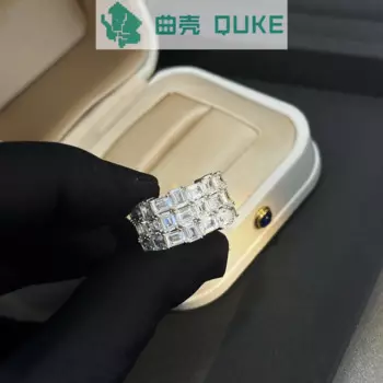 S925 Серебряное высококачественное прямоугольное кольцо огненного цвета, темпераментное модное широкое кольцо с бриллиантами для женщин