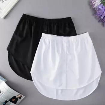 S-3XL Женская обманка рубашки, съемная нижняя юбка, необычная юбка, обтягивающая мини-юбка, внутренний слой