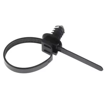 Съемная кабельная стяжка M8 черная нейлон 10 шт.