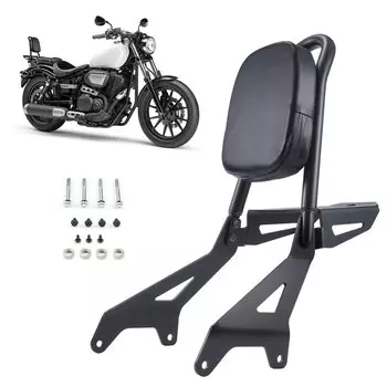 Съемная спинка пассажира для мотоцикла Sissy Bar с багажником для Yamaha Bolt XVS 950 XV950 R Spec 2014 2015 2016 2017
