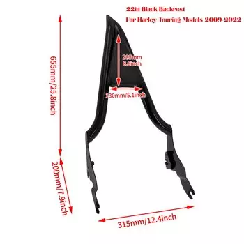 Съемная спинка заднего пассажира для мотоцикла, Sissy Bar для Harley Touring Road King Street Electra Glide Sportster XL 2009-2025