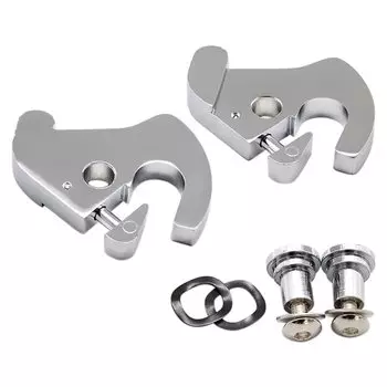 Съемный поворотный багажник Sissy Bar, комплект зажимов для док-станции для Harley Touring, 1 комплект, самые чехлы для мотоциклов