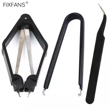 Съемник микросхем печатной платы, инструмент для извлечения ПЗУ и экстрактор микросхем PLCC, набор инструментов для съемника компонентов печатной платы материнской платы