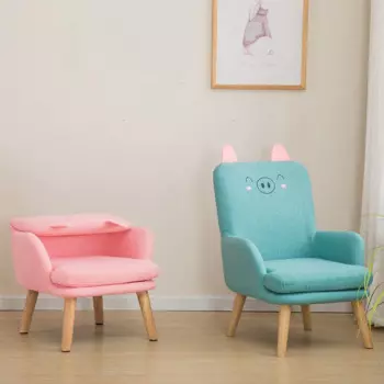 Съемное и моющееся детское милое сиденье, мультяшное детское кресло для гостиной, спальни, тканевое маленькое сиденье, однотонное детское кресло LB659