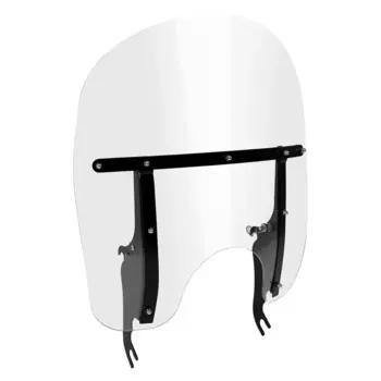 Съемное лобовое стекло для мотоцикла 17,5 дюйма, лобовое стекло для Harley Softail Classic FLSTC 2000-2017