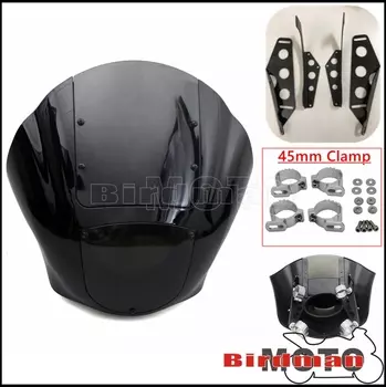 Съемный четверть обтекателя лобового стекла для Harley Sportster 883 1200 1988-2021 XL Dyna 1995-2017 Softail 2018-2021 FXBB FXLR FXST
