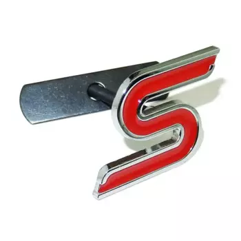 S хромированная металлическая эмблема на переднюю капот автомобиля, решетка радиатора, значок на багажник, автомобильные наклейки, Стайлинг автомобиля для Ford Focus 2 3 Fiesta Ecosport Mondeo