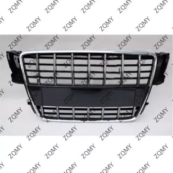 С/логотипом для Audi A5/A5L 2008 2009 2010 2011, решетка переднего бампера автомобиля, центральная панель, верхняя решетка (модифицированный стиль S5)