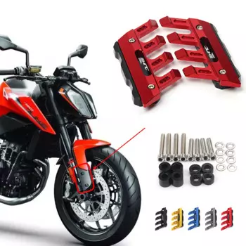 С логотипом для KTM 790 DUKE 790 DUKE аксессуары для мотоцикла CNC брызговик Боковой защитный блок переднее крыло противоударный слайдер