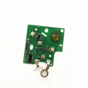 С наклейкой PCB 4 кнопки дистанционный ключ карта без ключа смарт-ключ 433 МГц 4A PCF7945 чип 7945 для renault CLIO4 CAPTUR