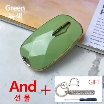 [С подарком] 5, 6, 7, 8 БУТЫМ ТПУ, автомобильный смарт-чехол для ключей, брелок для ключей, защитный брелок для Hyundai Genesis G90 GV60 2022, аксессуары