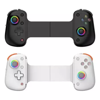 С RGB Double Hall Rocker, точное управление, D8 Pro, стрейчевая рукоятка для киберспорта, джойстик для планшетов ANDROID, игровые аксессуары