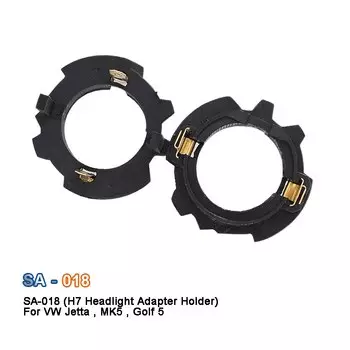 SAARMAT 2 шт. светодиодные адаптеры для ламп накаливания H7, держатели, основание для VW Golf 5 Jetta MK5, держатель для стайлинга автомобиля, замена оригинальной основы