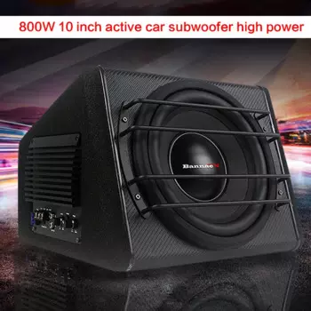 Сабвуфер для автомобиля, 800 Вт, 10 дюймов, 12 В