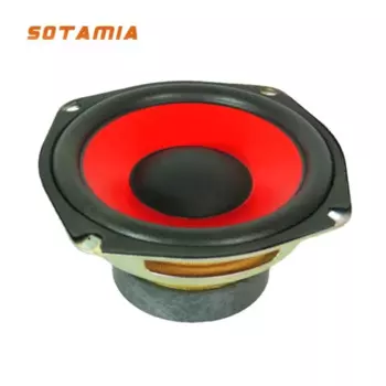Сабвуферный динамик SOTAMIA, 5,25 дюйма, 4 Ом, 100 Вт