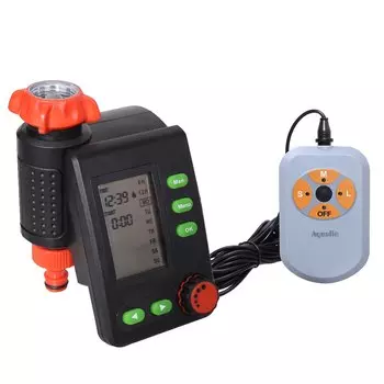 Садовый таймер Aqualin 21006 с ЖК-дисплеем