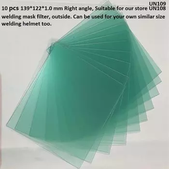 SAFEUP Пластиковые пластины для сварочных шлемов (10 шт.)