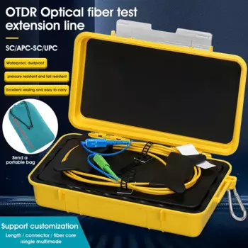SAIVXIAN SC/UPC-SC/APC OTDR уничтожитель мертвой зоны, волоконно-оптические кольца, волоконно-оптический кабель OTDR 150 м ~ 2 км SM 1310/Нм