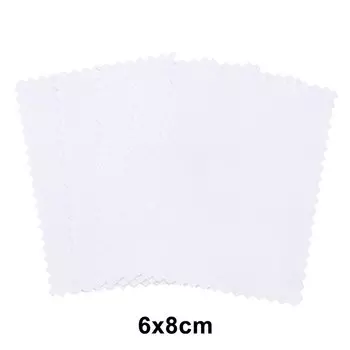 Салфетки для полировки Celadon, нейлон, серебряного цвета, 20/40 шт.