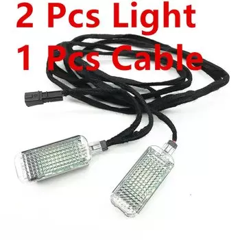 Салон автомобиля, задняя дверь багажника, светодиодная лампа 3 SMD, лампа с жгутом проводов для Audi A4 B9 2016 2017 2018 Q2 Q3 Q5 A3 A6