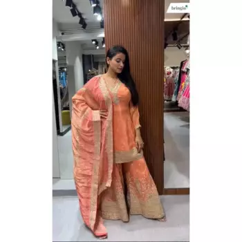 Salwar Kameez Пакистан Индия Свадебное платье Болливудский комплект