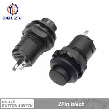 Самоблокирующийся кнопочный выключатель DQLZV 12 мм 6 шт.